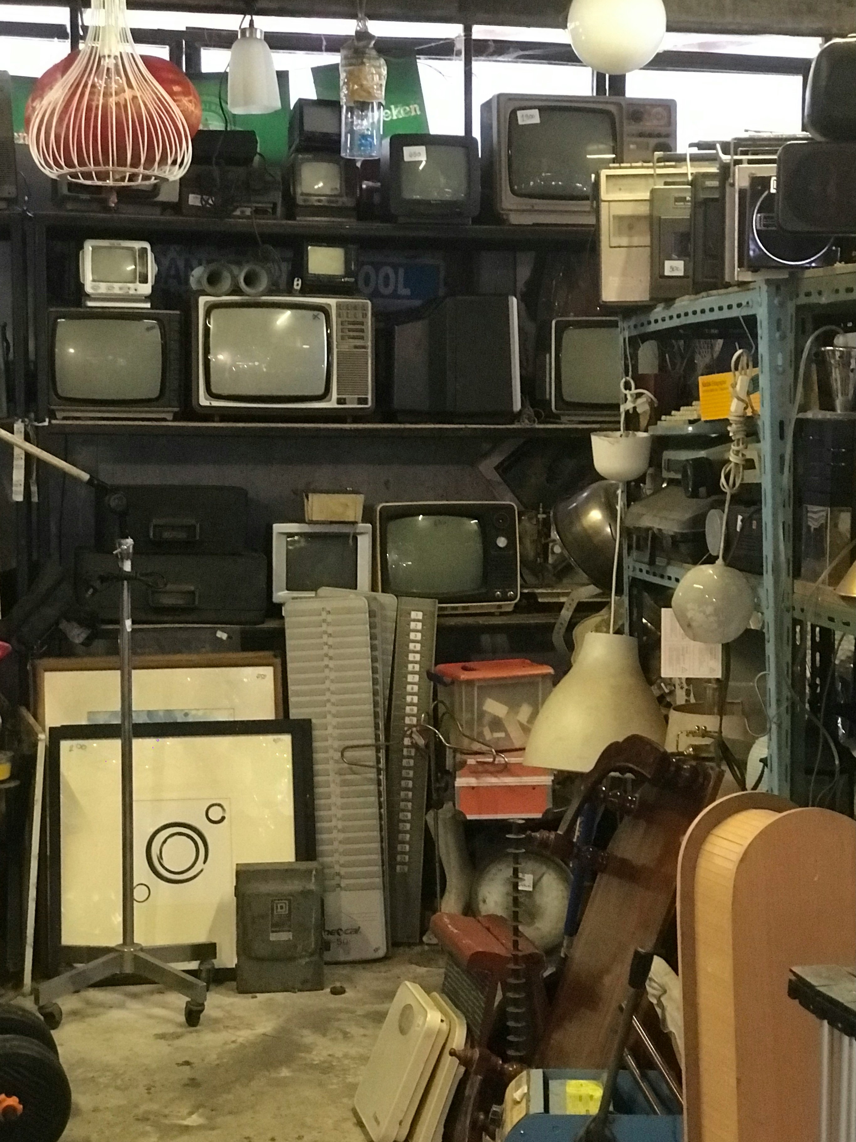 Aufgeräumte Garage